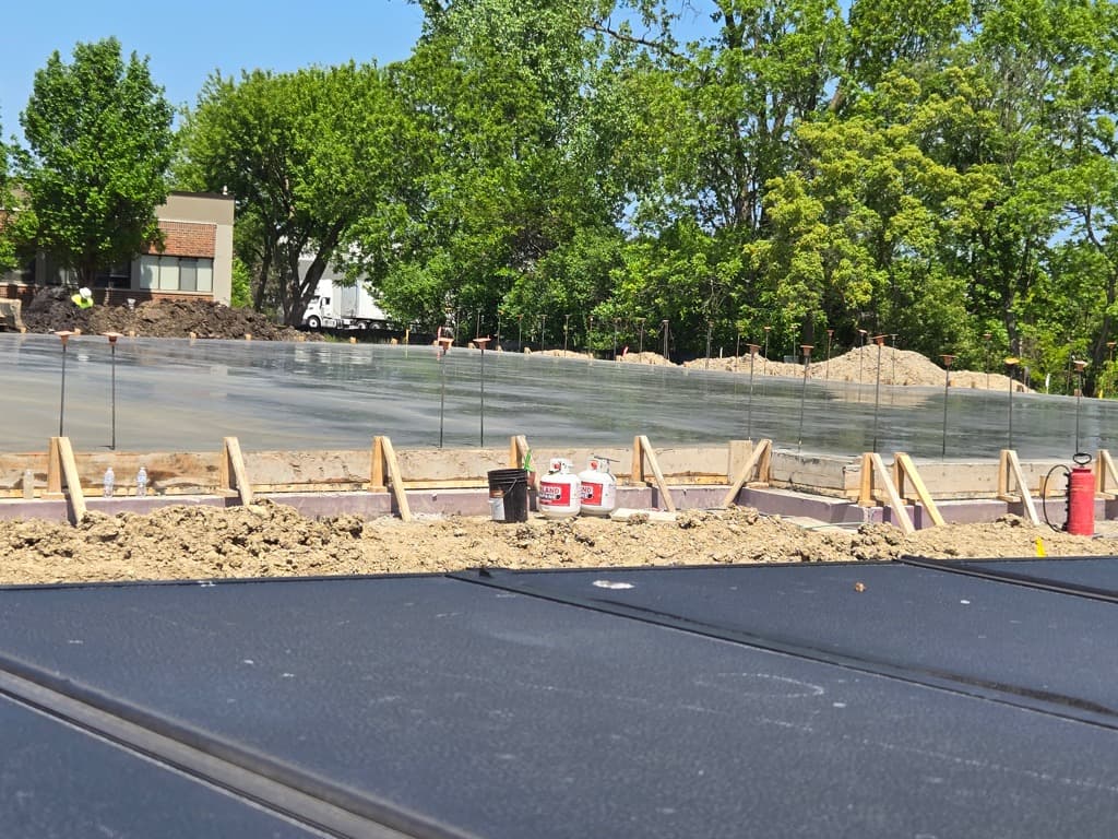 Concrete work in progress Concrete work in progress