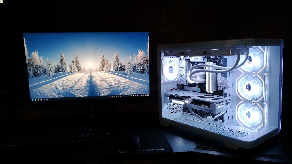 A powerful gaming setup A powerful gaming setup