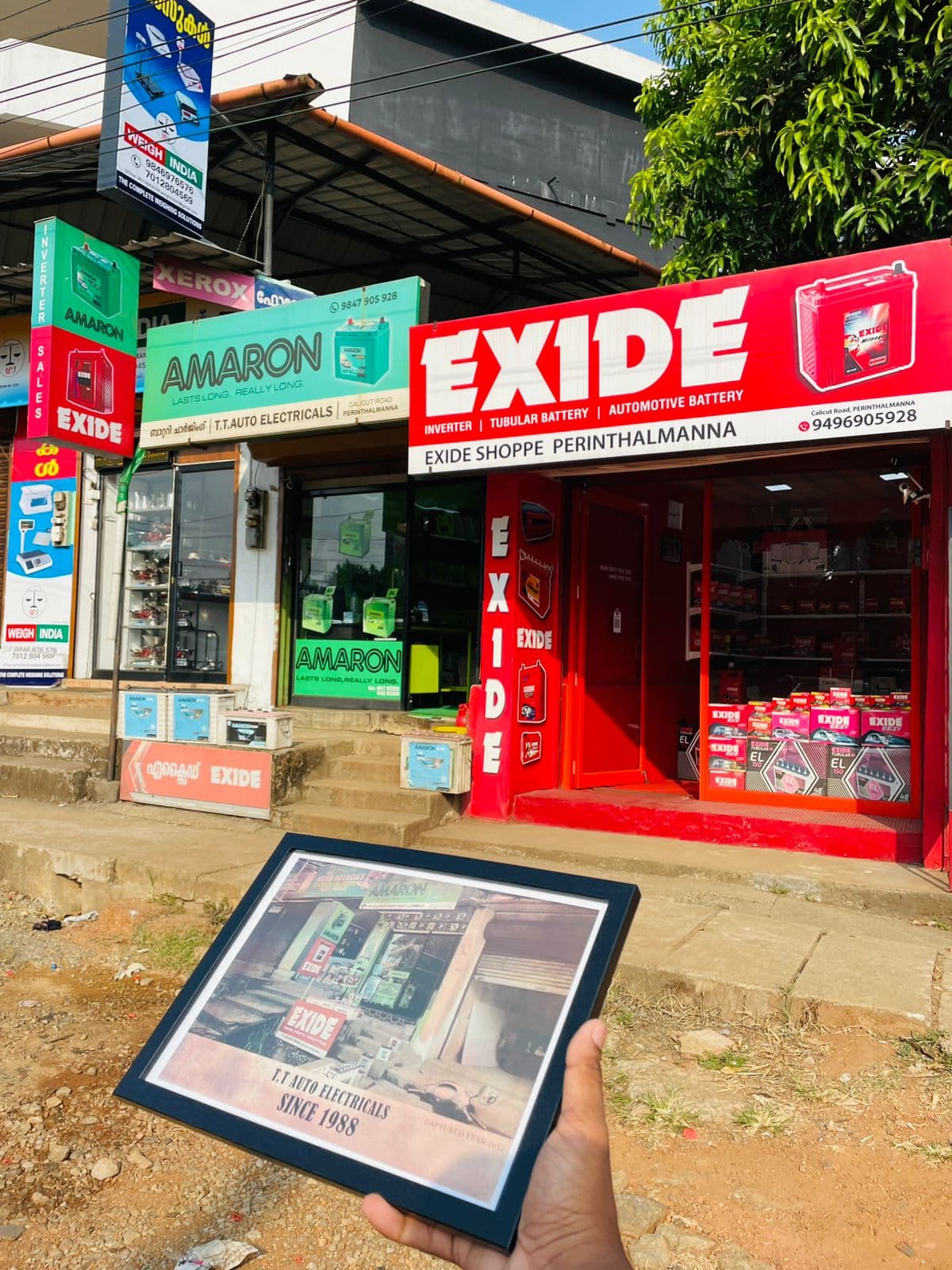 A diverse range of batteries and inverters on display A diverse range of batteries and inverters on display