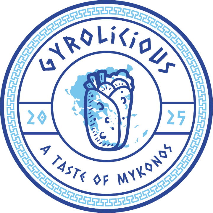 Greek food trailer serving dishes Greek food trailer serving dishes