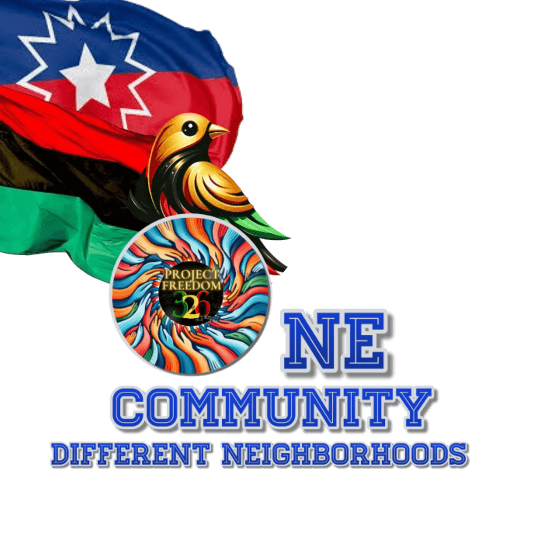 Diverse group of people celebrating together at a community event Diverse group of people celebrating together at a community event