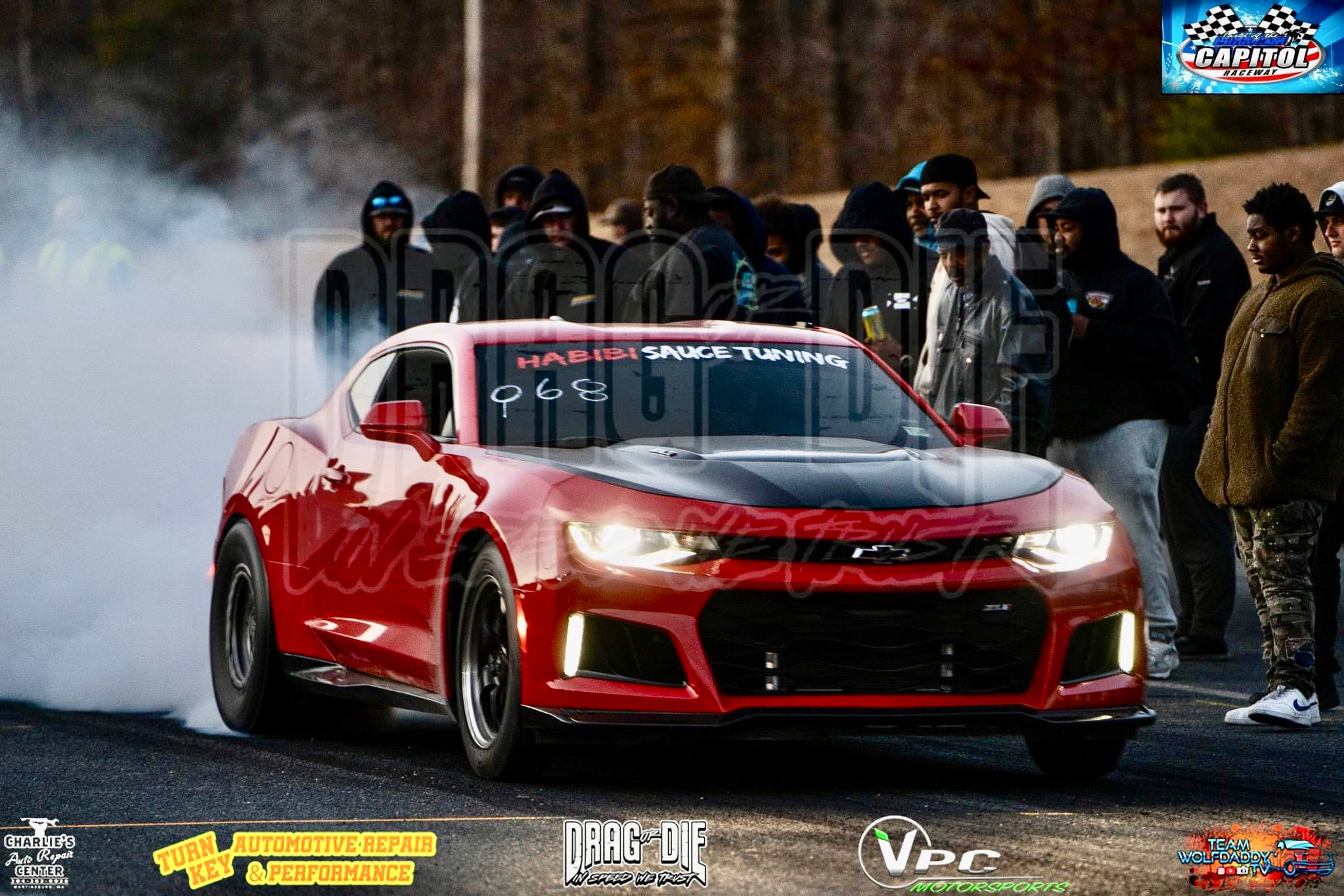 Performance car engine tuning tools on a workbench Performance car engine tuning tools on a workbench