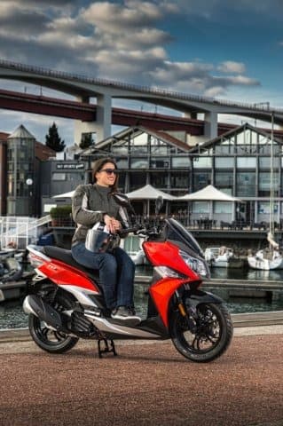 Delivery scooters ready to ride Delivery scooters ready to ride