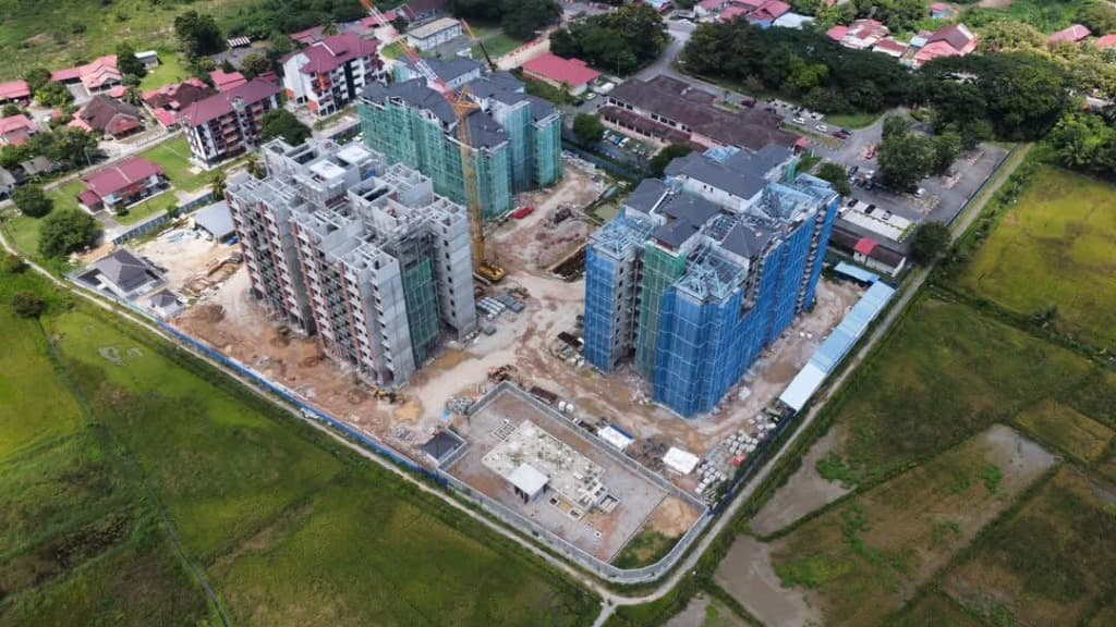 modern construction site modern construction site