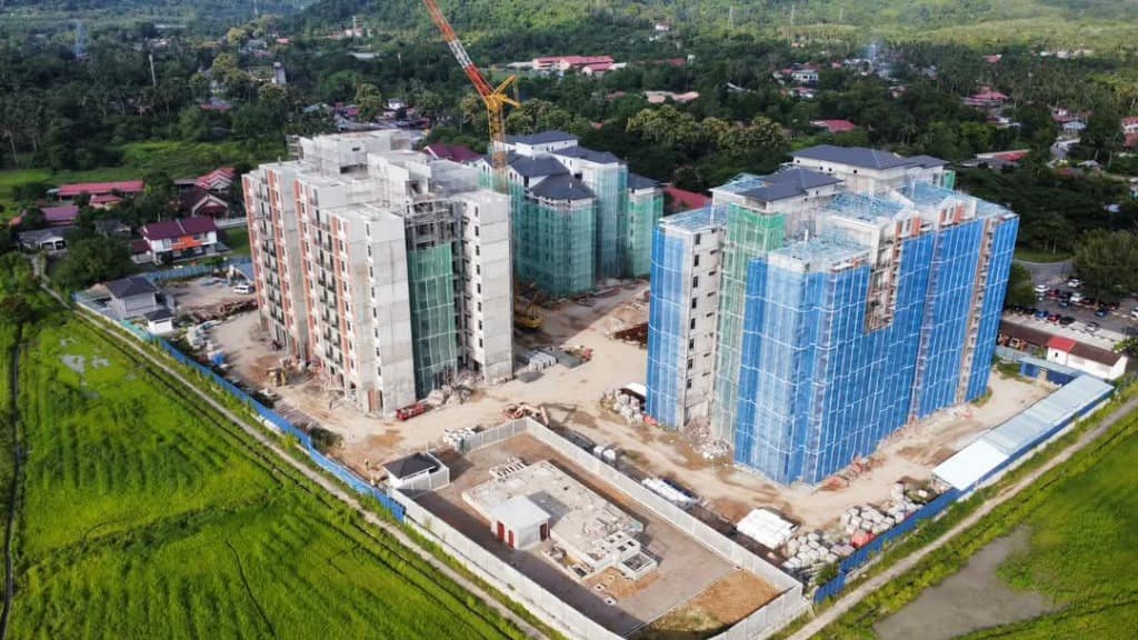 modern construction site modern construction site