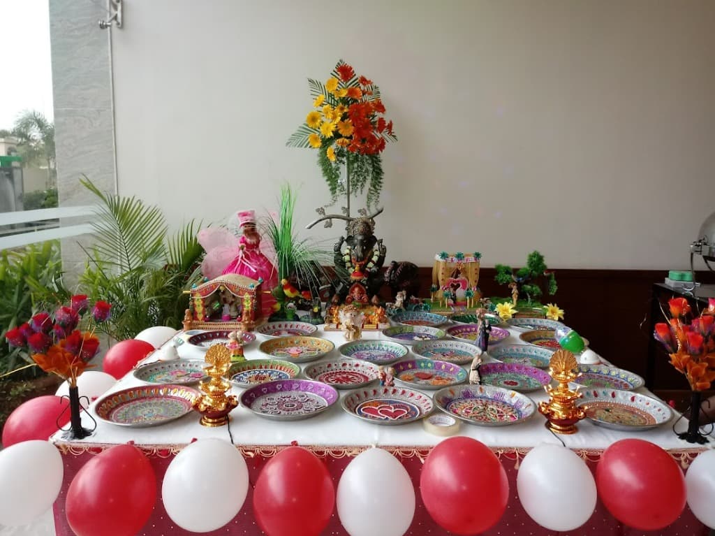 festive plate decoration festive plate decoration