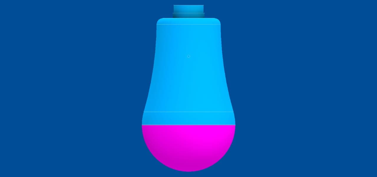 Smart LED light bulb controlled by a mobile application Smart LED light bulb controlled by a mobile application